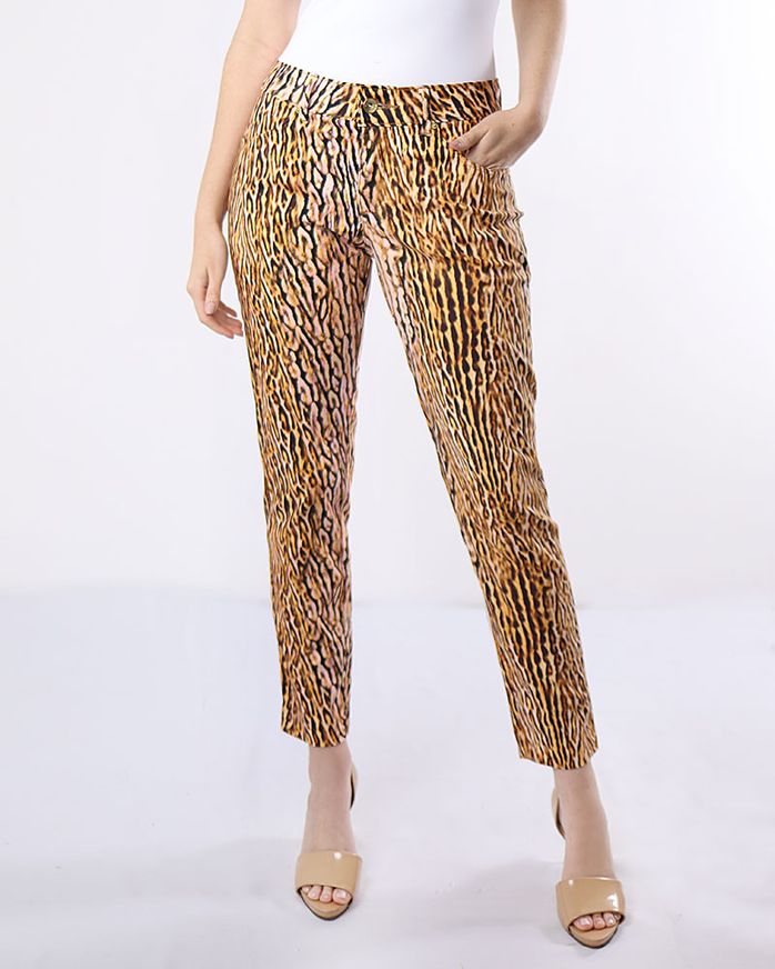 calça estampa onça