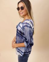 Blusa-Ombro-a-Ombro-Tecido-Estampa-Dip---Dye-com-Fio-Metalic-Azul