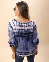 Blusa-Ombro-a-Ombro-Tecido-Estampa-Dip---Dye-com-Fio-Metalic-Azul