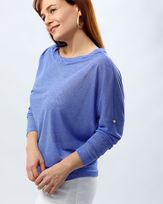 Blusa-Bolha-Malha-Texturizada-Decote-Torcido-Lavanda