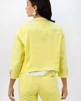Jaqueta-Sarja-Stretch-Botoes-Personalizados-Amarelo-Alegria
