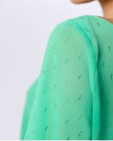 Blusa-Cropped-Tecido-Transparencia-Brilhos-Verde-Luz