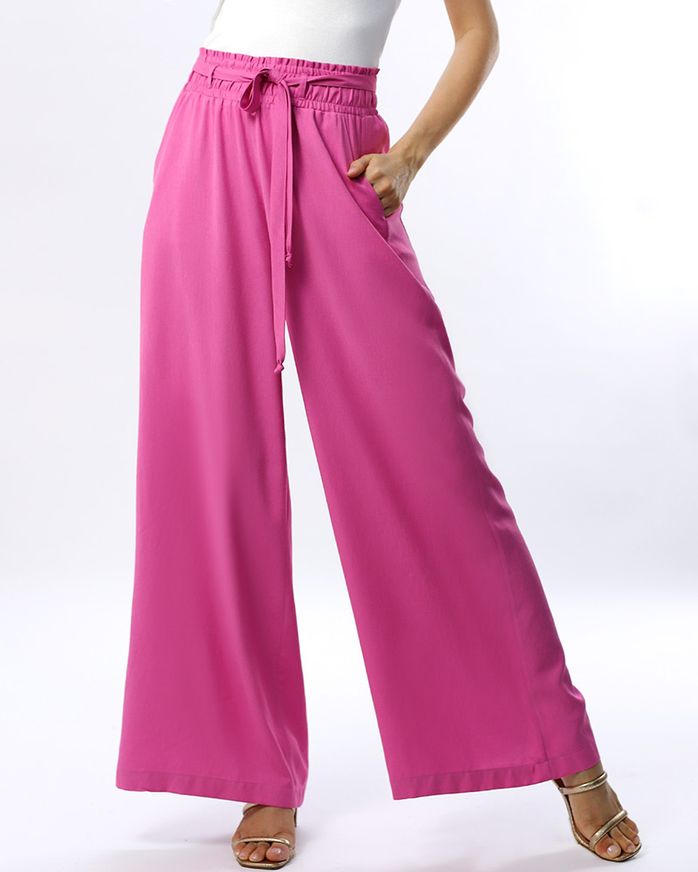 Calca-Pantalona-Comfy-Tecido-Cos-Elastico-Rosa