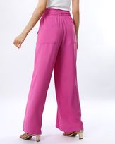 Calca-Pantalona-Comfy-Tecido-Cos-Elastico-Rosa