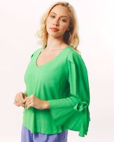 Blusa-Visco-Linho-Mangas-Laco-Verde