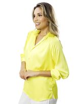 Camisa-Tecido-Acetinado-Manga-Longa-Amarelo-Luz-
