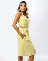 Vestido-Lady-Like-Voil-Bordado-Amarelo