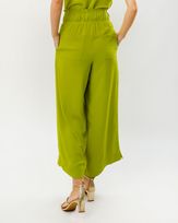 Calca-Pantalona-Crepe-Cos-Elastico-Verde