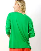 Blusa-Malha-Decote-V-Verde