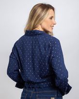 Camisa-Cropped-Viscose-Fio-Metalic-Azul-