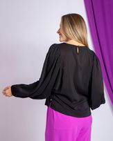 Blusa-Crepe-Manga-Bolha-Pala-Transparencia-Preto