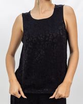 Blusa-Jacquard-Acetinada-sem-Manga-Preto-