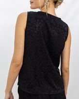 Blusa-Jacquard-Acetinada-sem-Manga-Preto-