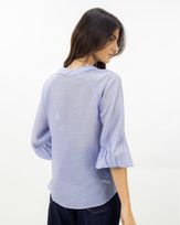 Blusa-Tecido-Voil-Decote-com-Amarracao-Azul