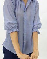 Camisa-Voil-Ombro-Franzido-Manga-com-Lastex-Azul