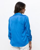 Camisa-Tecido-Acetinado-Manga-Longa-Azul