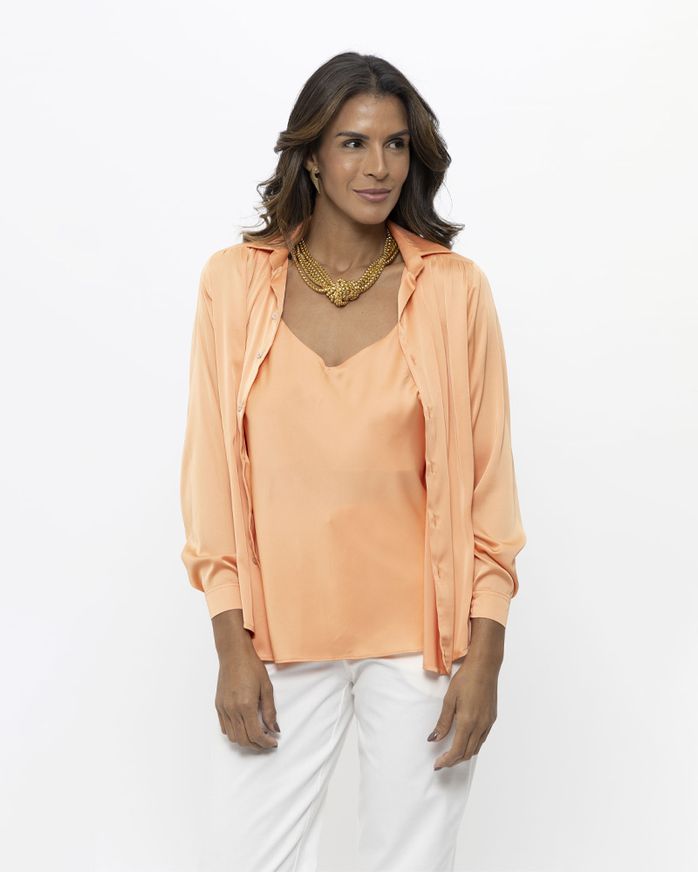 Camisa-Tecido-Acetinado-Manga-Longa-Tangerina