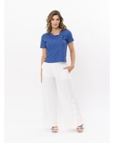 Blusa-Malha-Relevo-Decote-Assimetrico-Botoes-Tartaruga-Azul
