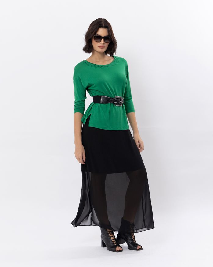 Blusa-Malha-Soft-Decote-Torcido-Verde