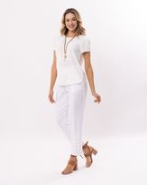 Blusa-Tecido-Manga-Curta-com-Pregas-Off-White