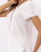 Blusa-Tecido-Manga-Curta-com-Pregas-Off-White