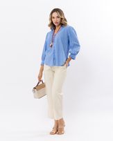 Blusa-Laise-Bordada-Babado-Gola-e-Punho-Azul-Ceu