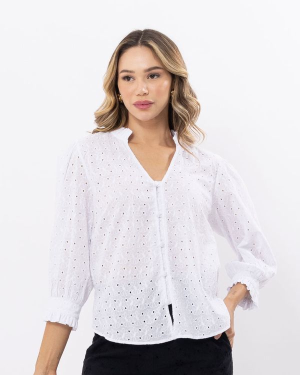 Blusa-Laise-Bordada-Babado-Gola-e-Punho-Branco