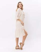 Vestido-Malha-Textura-Organica-Decote-Torcal-Off-White