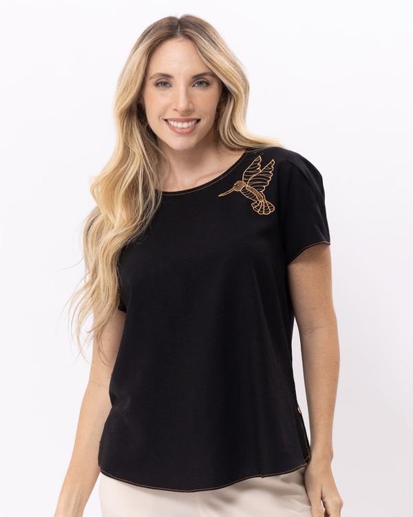 Blusa-Viscose-de-Linho-Beija---Flor-Bordado-Preto