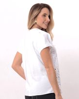 Blusa-Renda-Folhagens-Manga-Curta-com-Pregas-Branco