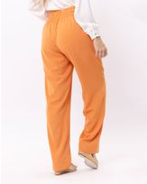 Calca-Reta-Tecido-Botoes-Personalizados-Laranja