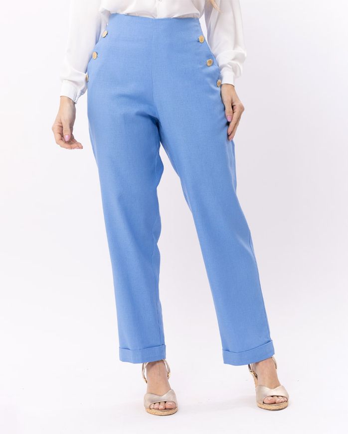 Calca-Reta-Frente-Botoes-Personalizados-Azul