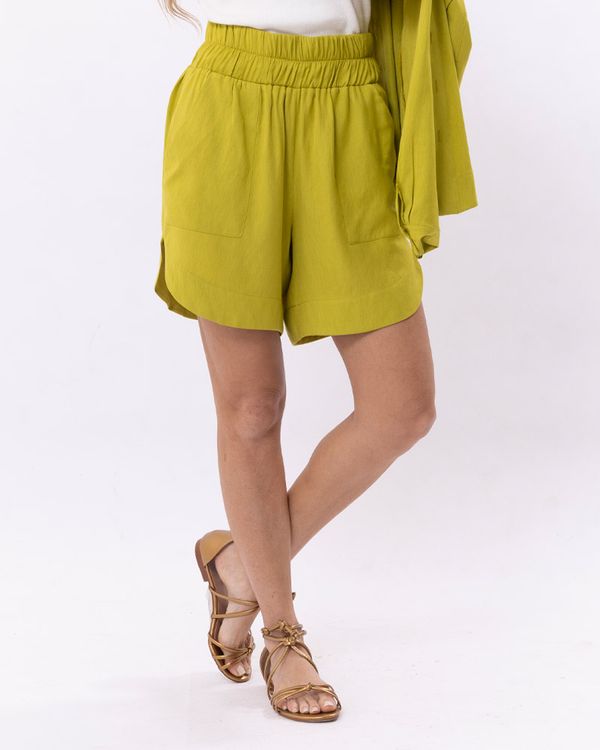 Short-Comfy-Viscose-Textura-Linho-Verde-Pistache