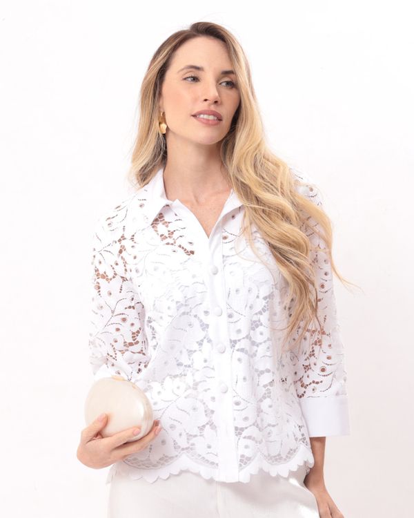 Camisa-Renda-Folhagens-Botoes-Cobertos-Branco