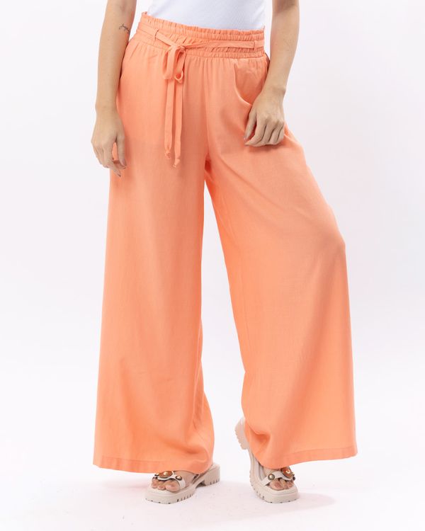 Calca-Pantalona-Comfy-Tecido-Cos-Elastico-Laranja-Energia