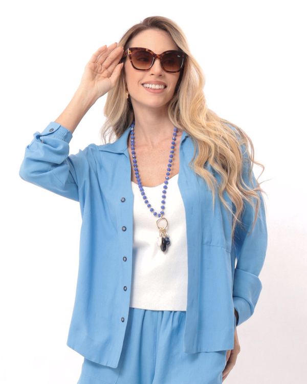 Camisa-Viscose-Textura-Linho-Botoes-Tartaruga-Azul-Ceu