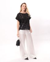 Blusa-Chiffon-Textura-Seixos-Preto