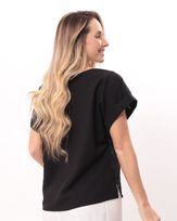 Blusa-Chiffon-Textura-Seixos-Preto