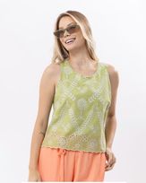Regata-Cropped-Laise-Bordada-com-Barrado-Verde