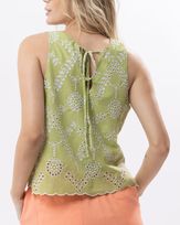 Regata-Cropped-Laise-Bordada-com-Barrado-Verde