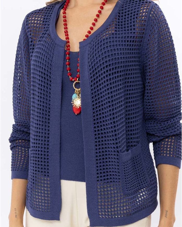 Casaco-Tricot-Vazado-com-Bolso-Marinho