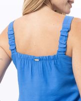 Blusa-Alfaiataria-Twill-Botoes-Personalizados-Azul