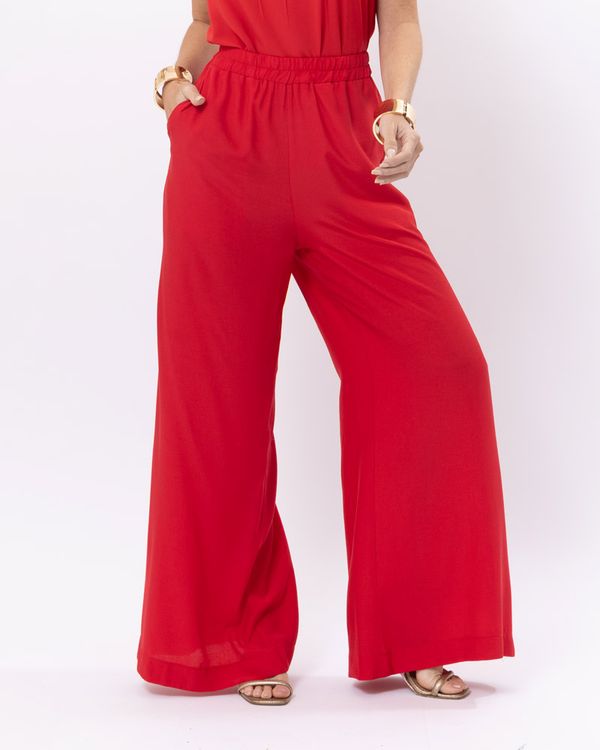 Calca-Pantalona-Comfy-Viscose-Vermelho