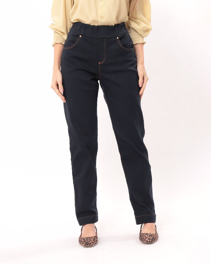 Calca-Keila-Reta-Sarja-Black-Pespontos-Contrastantes-Preto