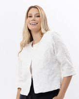 Spencer-Jacquard-Flores-com-Fio-Metalic-Manga-Curta-Off-White-