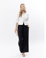 Spencer-Jacquard-Flores-com-Fio-Metalic-Manga-Curta-Off-White-