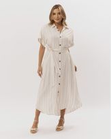 Chemise-Midi-Linho-Listras-Botoes-Tartaruga-Natural-