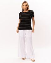 Blusa-Malha-Listras-Brilhos-Ombros-com-Botoes-Relevo-Preto