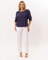 Blusa-Viscose-Pala-Franzida-e-Mangas-Balone-Marinho