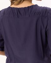 Blusa-Viscose-Pala-Franzida-e-Mangas-Balone-Marinho